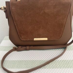 Moda Luxe Brown Crossbody Bag